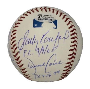 Perfect Game Signed Baseball (11 signatures )